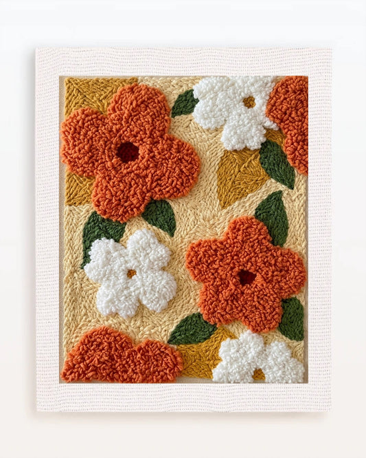Twin Orange and White Blooms