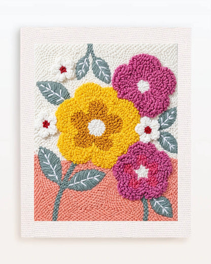 Big Yellow and Pink Blooms
