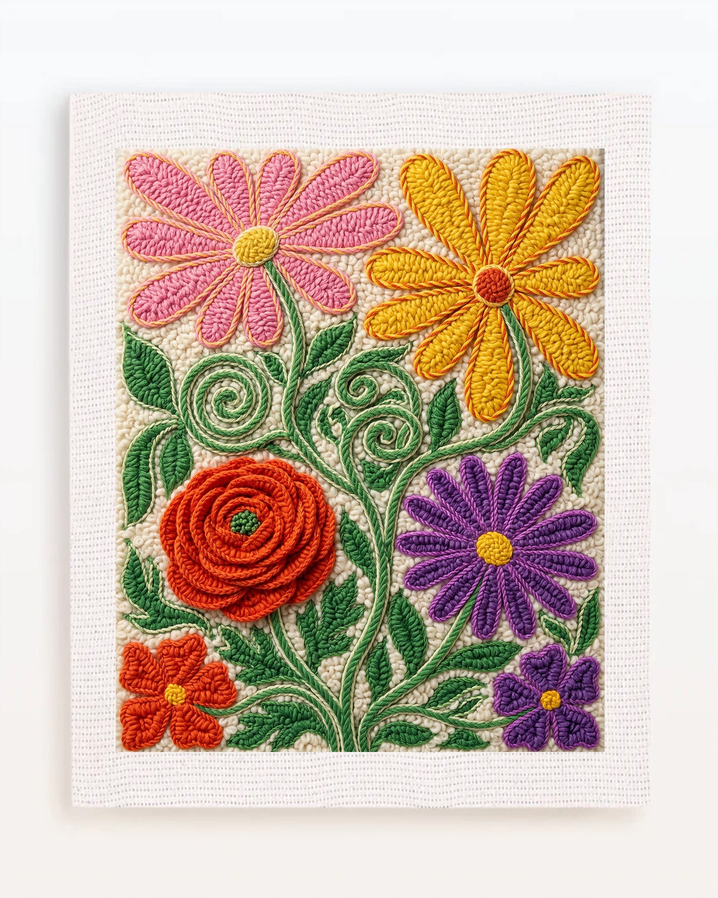 Colorful Retro Floral Mix