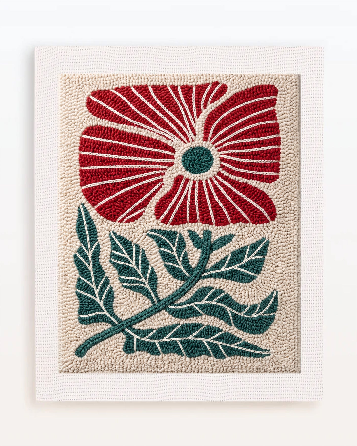 Simple Large Red Flower