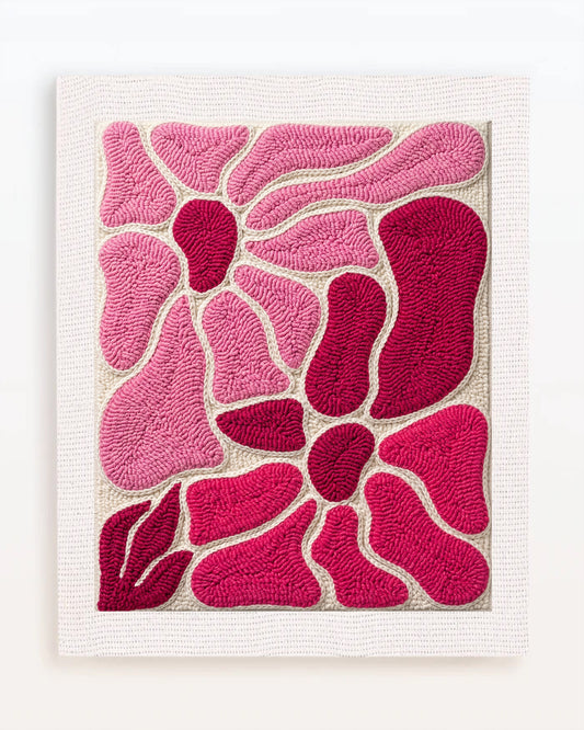 Abstract Pink and Red Flower