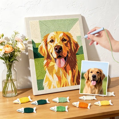 Personalized DIY Punch Needle Kit from Photo