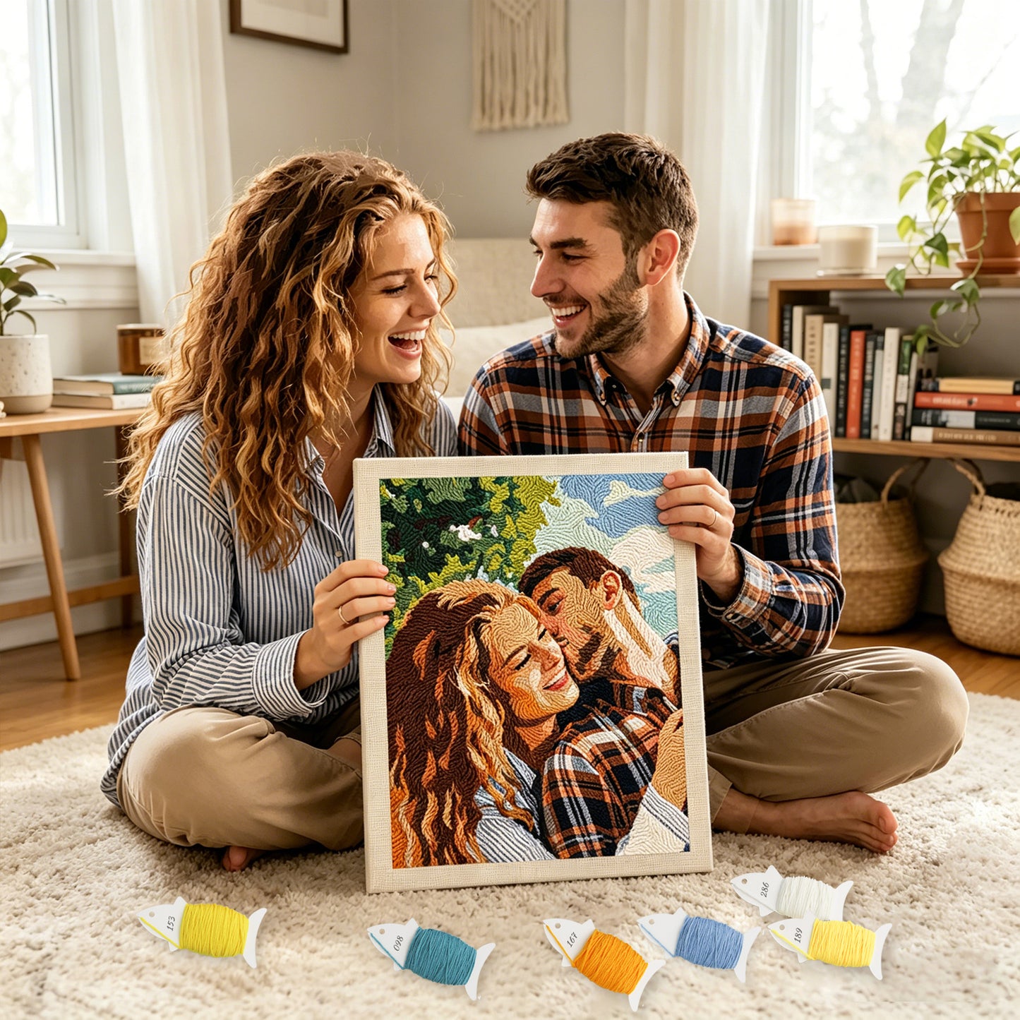 Personalized DIY Punch Needle Kit from Photo