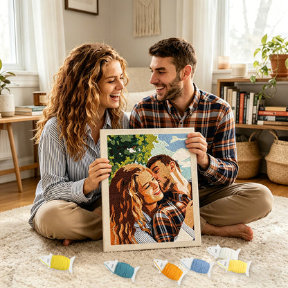 Personalized DIY Punch Needle Kit from Photo